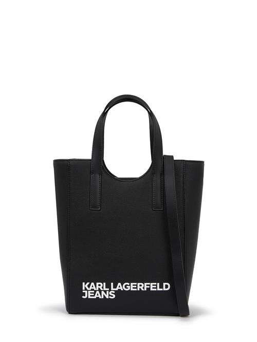 KARL LAGERFELD JEANS Håndtaske  sort / hvid