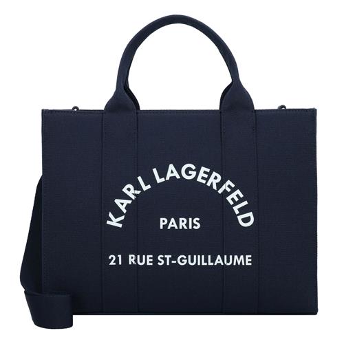 Karl Lagerfeld Håndtaske  navy / hvid