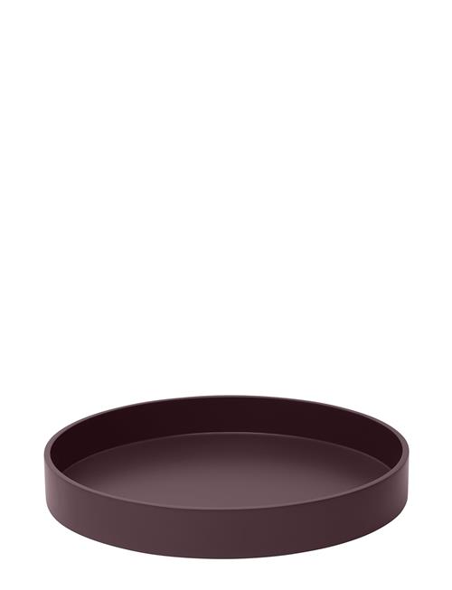 Matt Lacquer Tray Mojoo Burgundy