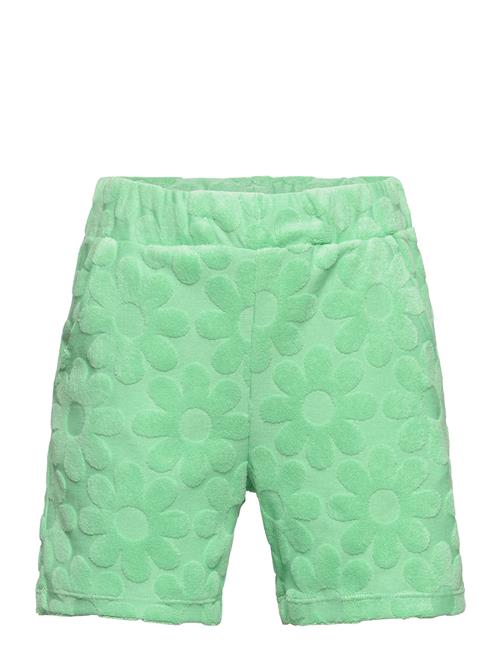 Shorts Terry Flowers Lindex Green