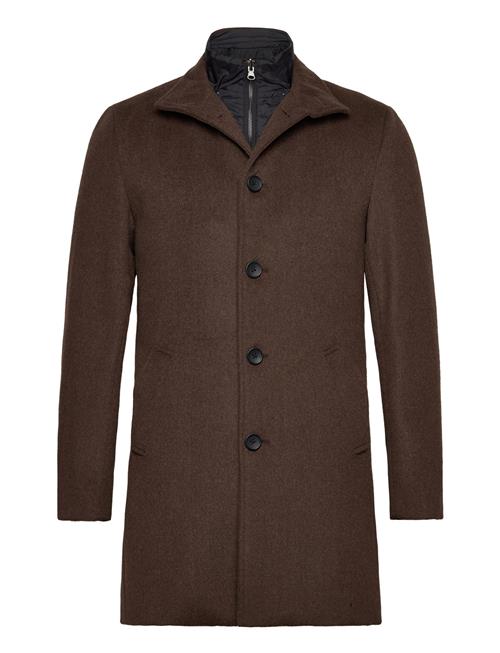 Bs Ontario Slim Fit Coat Bruun & Stengade Brown