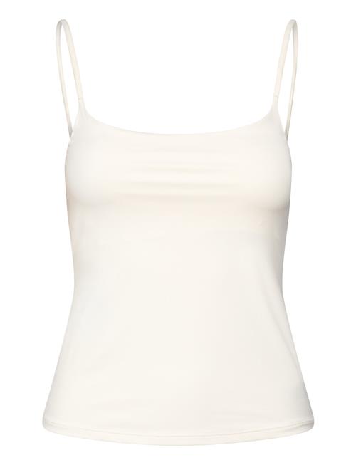 Slim-Fit Top With Thin Straps Mango White