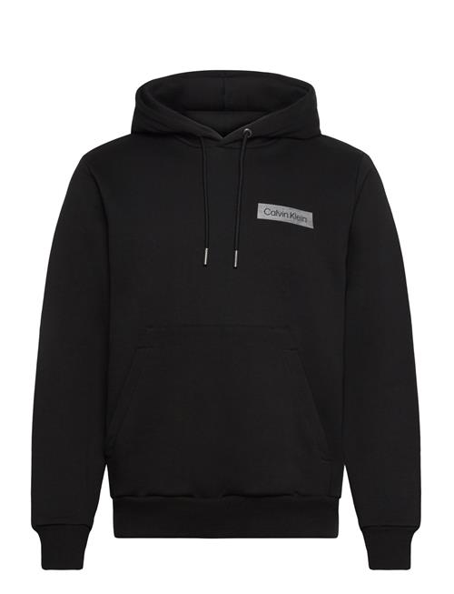 Raised Concrete Logo Hoodie Calvin Klein Black