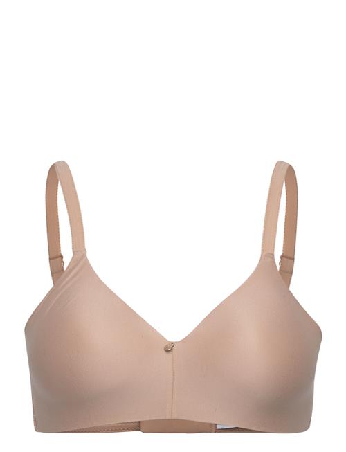 Se C Comfort Wirefree Support T-Shirt Bra CHANTELLE Cream ved Booztlet