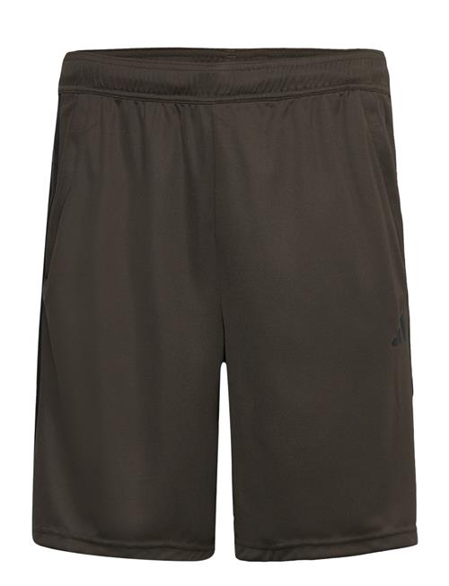 Adidas Train Essentials Pique 3-Stripes Training Shorts Adidas Performance Brown