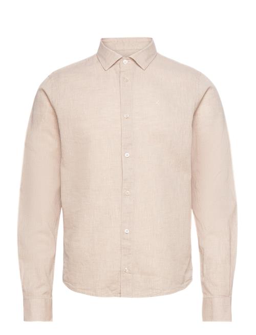 Jamie Cotton/Linen Shirt Clean Cut Copenhagen Cream