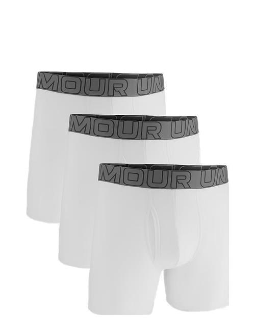 Ua Performance Cotton - Solid 6 In 3Pk Under Armour White