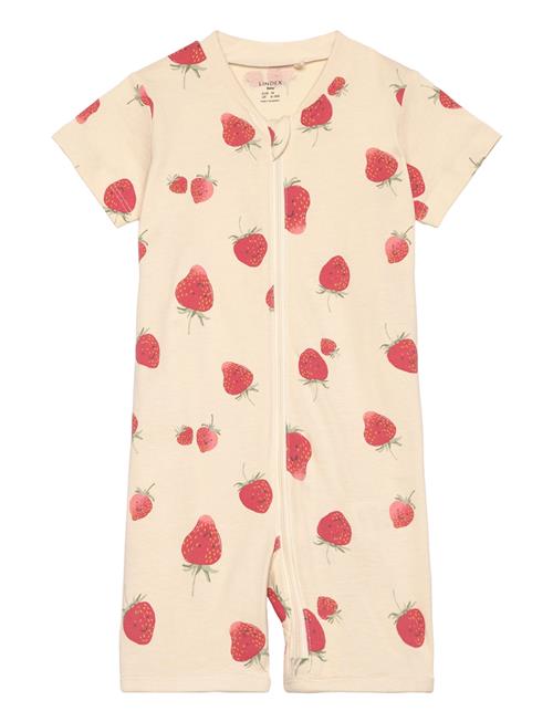 Pyjamas Romper Strawberries Sn Lindex Patterned