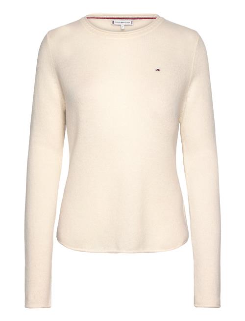 Se Soft Wool C-Nk Sweater Tommy Hilfiger Cream ved Booztlet