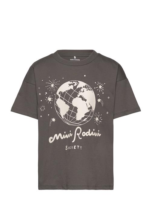 Mini Rodini Society Sp Ss Tee Mini Rodini Grey