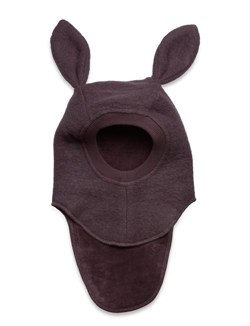 Balaclava Ears Wool Huttelihut Purple