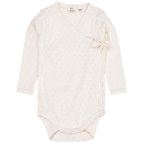 Copenhagen Colors Babybody I Pointelle Cremefarvet 68 cm  Creme  68 cm  kvinde