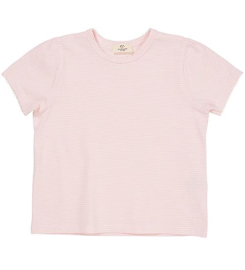 Copenhagen Colors - T-shirt - Ruffle - Ballerina/Cream Stripe