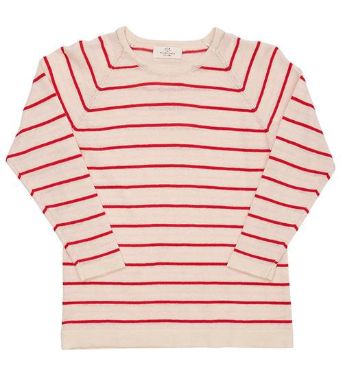 Copenhagen Colors Bluse - Strik - Cream/Dusty Rose/Barry Comb