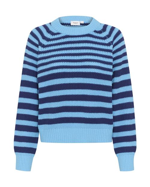 SAINT TROPEZ Pullover 'Ibenmei'  azur / sort