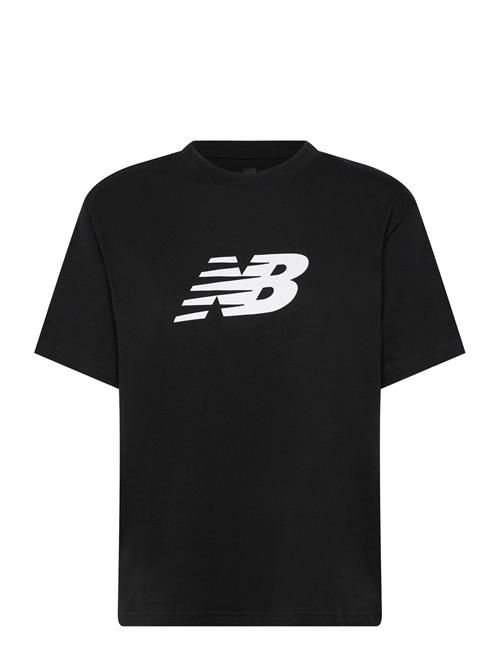 Sport Jersey Relaxed Logo T-Shirt New Balance Black