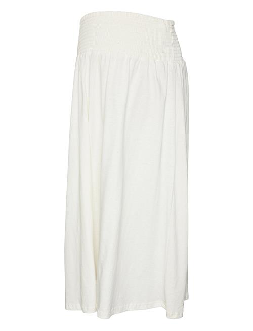 Mlerica Jrs Midi Skirt Mamalicious White