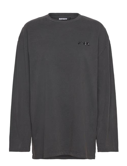 Se Long Sleeve T-Shirt ROTATE Birger Christensen Black ved Booztlet