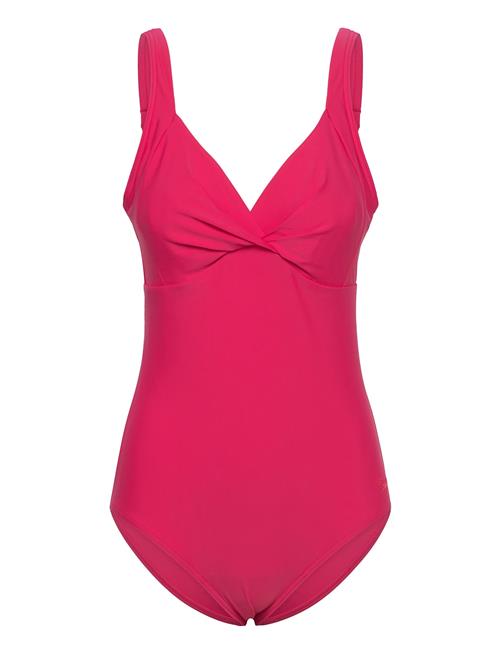 Womens Shaping Cross Knot 1 Pc Speedo Pink