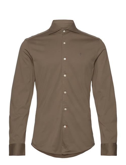 Dressed Jersey Shirt-Slim Fit Morris Khaki