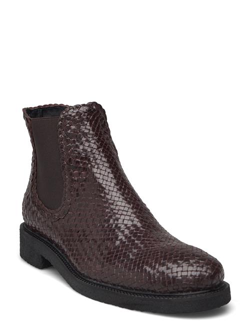 Booties - Flat - With Elastic ANGULUS Brown