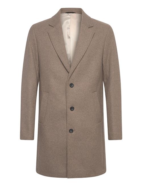 Jack & Jones Jjeharrison Wool Coat Sn Jack & J S Beige