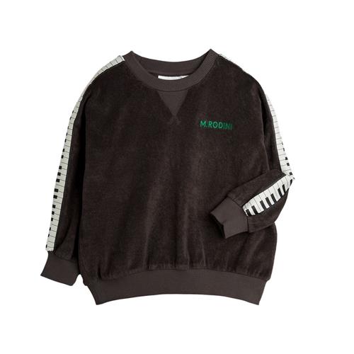 Mini Rodini Piano Terry Sweatshirt Brown 92/98 cm  Brun  92/98 cm  Unisex