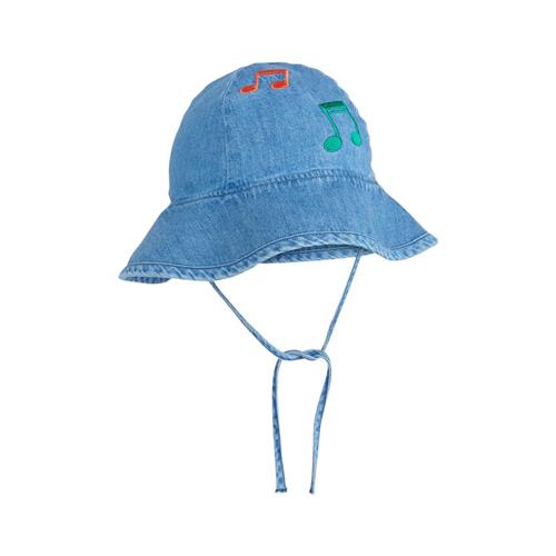Mini Rodini Note Solhat Blue 52/54 cm  Blå  52/54 cm  Unisex