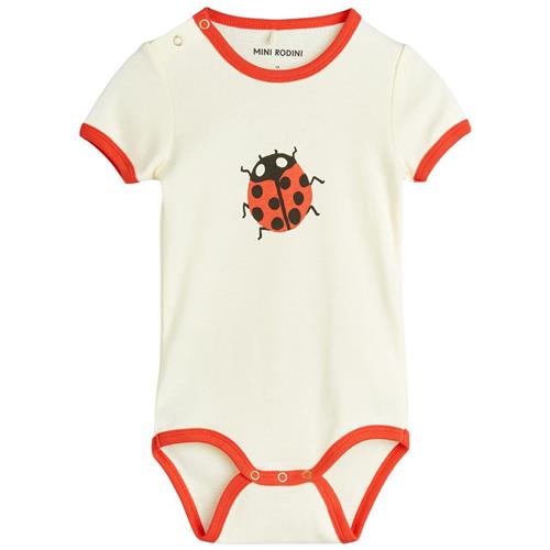 Mini Rodini Ladybugs Baby Body Offwhite |  | 56/62 cm