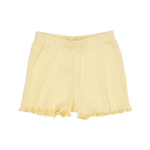 Copenhagen Colors Summer Pointelle Shorts Light Yellow | Gul | 98 cm