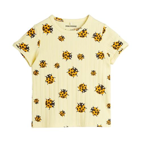 Mini Rodini Ladybugs Aop T-shirt Yellow | Gul | 104/110 cm