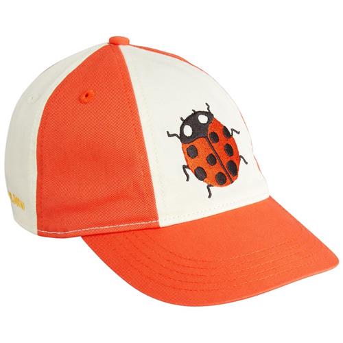 Mini Rodini Ladybugs Hætte Red 52/54 cm  Rød  52/54 cm  Unisex