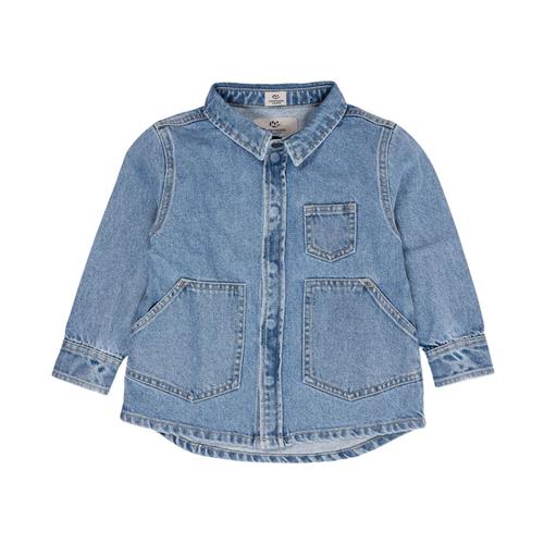 Copenhagen Colors Denim-jakke Light Blue Indigo Washed 104cm  Blå  104 cm  Unisex