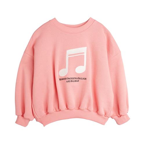 Mini Rodini Note Sweatshirt Pink 92/98 cm  Lyserød  92/98 cm  Unisex