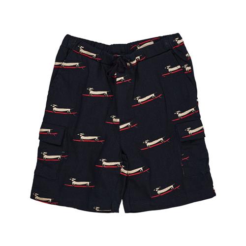 Copenhagen Colors Surfing Dog Shorts I Twill Navy 92 cm  Blå  92 cm  mand