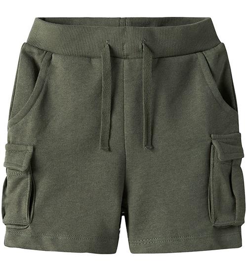 Name It Sweatshorts - Noos - NmmOli - Dusty Olive