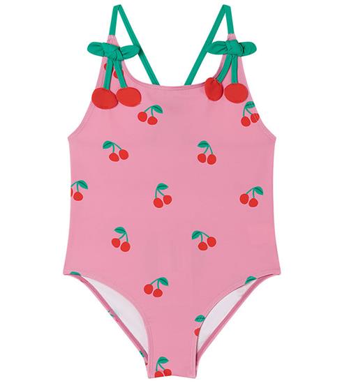 Stella McCartney Kids Badedragt - UV50+ - Rosa m. Kirsebær