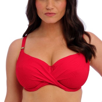 Fantasie Ottawa Uw Wrap Front Full Cup Bikini Top Rød D 80 Dame