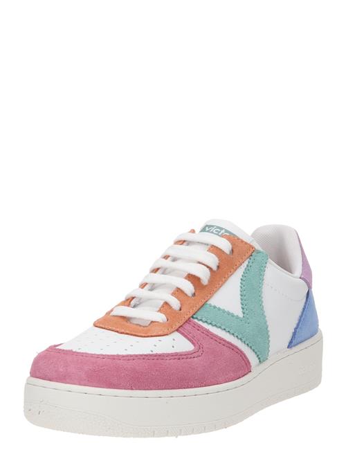 VICTORIA Sneaker low 'MADRID'  pastelblå / mørkeorange / mørk pink / hvid