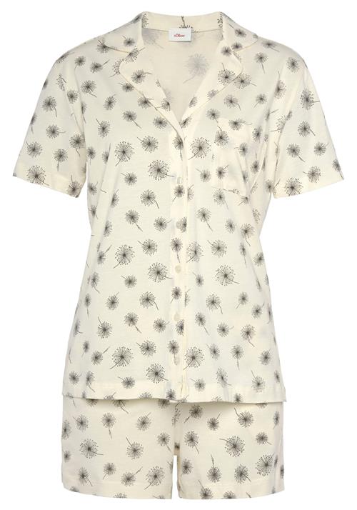 s.Oliver Pyjamas  beige / grå