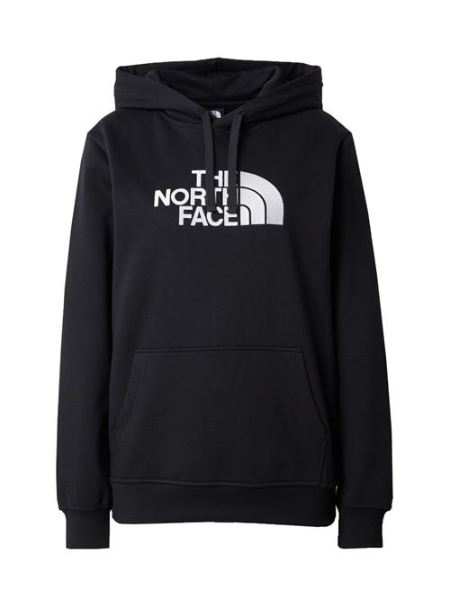 Se THE NORTH FACE Sweatshirt 'Drew Peak'  sort / hvid ved About You