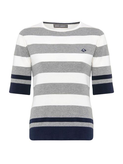Jacey Quinn Pullover  navy / grå / hvid