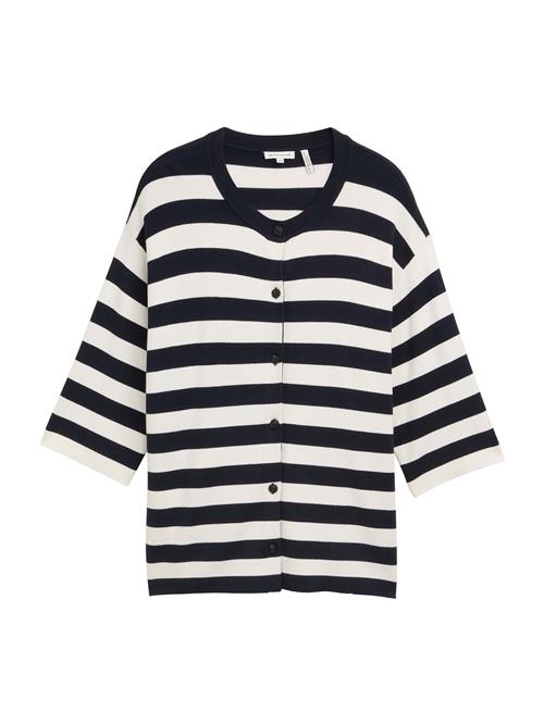 Tom Tailor Women + Cardigan  navy / hvid