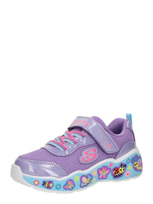 SKECHERS Sneakers 'PLAY SCENE - FUN SQUAD'  turkis / gul / lyselilla / lys pink