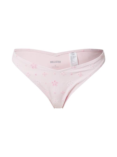 HOLLISTER Bikinitrusse  lyserød / pastelpink / hvid