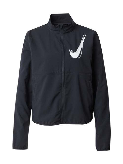 NIKE Sportsjakke 'SWSH'  sort / hvid