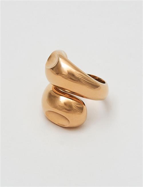 Egg Ring Blue Billie Gold