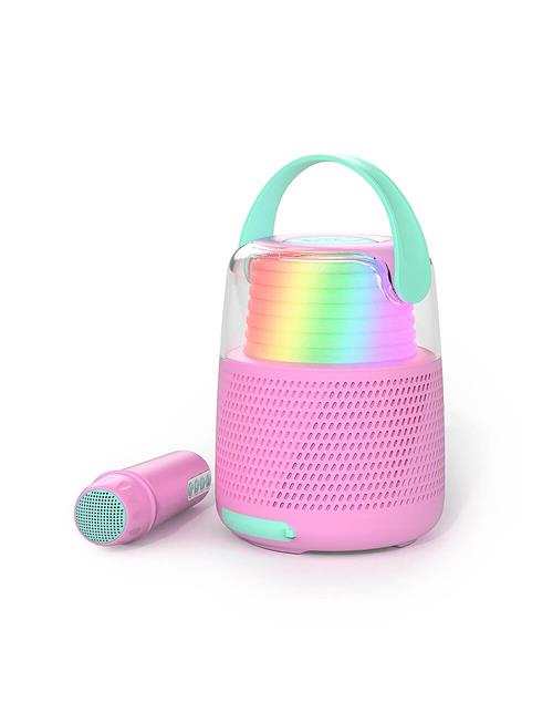 Karaoke Set Ks-80 Speaker Mobility On Board Pink