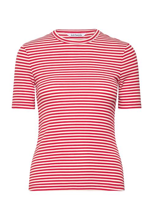 Srfenja Stripe Ss Top Soft Rebels Red