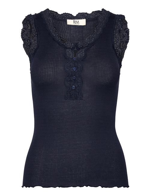 Rmwbalta Sl Regular Placket Top RM By Rosemunde Navy